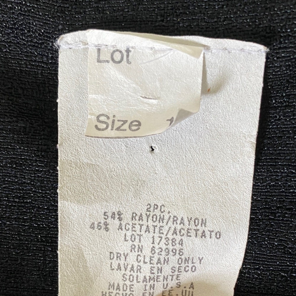 VINTAGE Black Sleeveless Dress - Picture 2 of 6